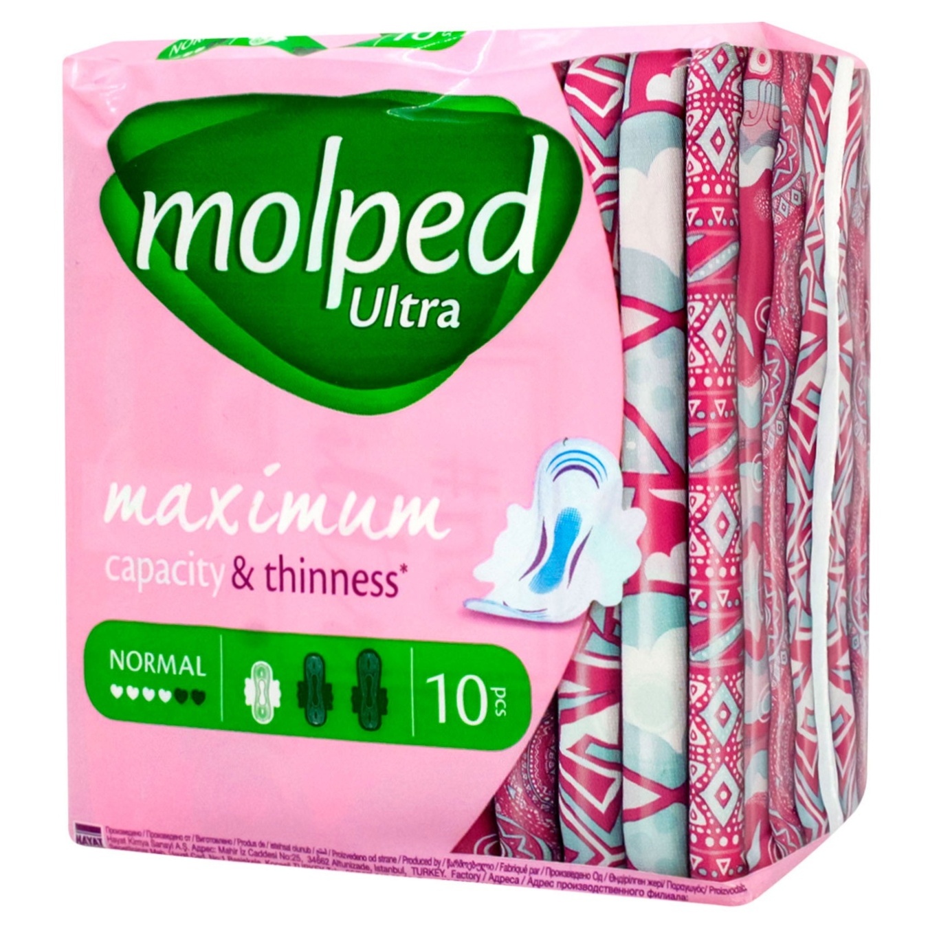 

Прокладки гигиенические Molped Ultra Airactive Normal 10шт