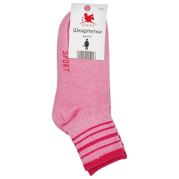 Golfo Sport Women's Socks s.23-25 Pink - buy, prices for Tavria V - photo 1