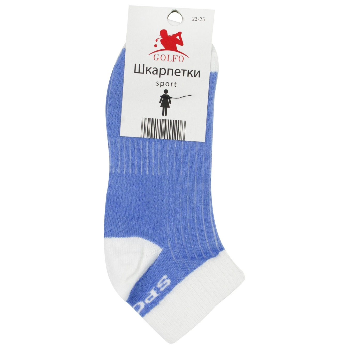 

Носки женские Golfo Sport деми р.23-25 голубой
