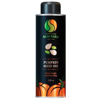 Sun Seed Pumpkin Seeds Oil 250ml Can - buy, prices for - photo 1