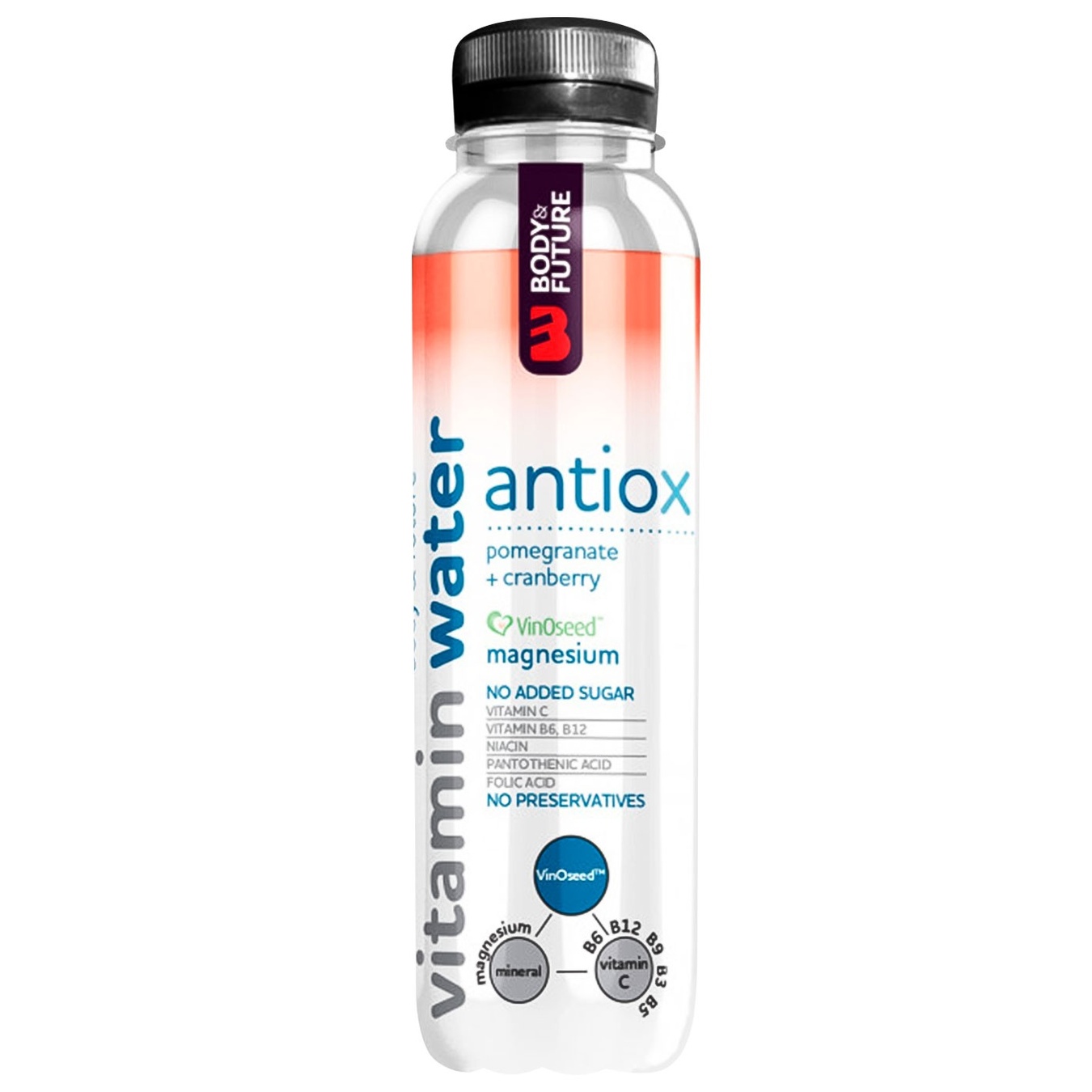 

Вода витаминная Body&Future Antiox негазированная 0,4л