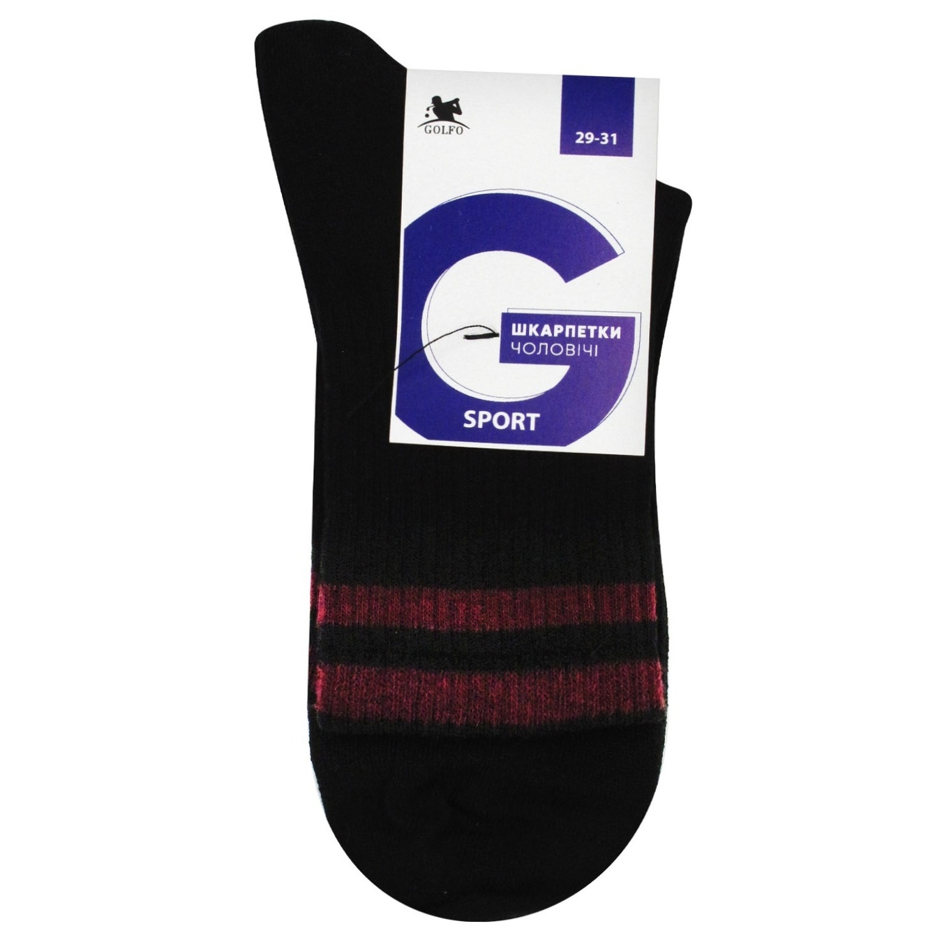

Носки мужские Golfo Sport высокие р.29-31 черный