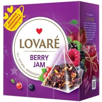 Чай плодово-ягідний та квітковий Lovare Berry Jam 2г*15шт