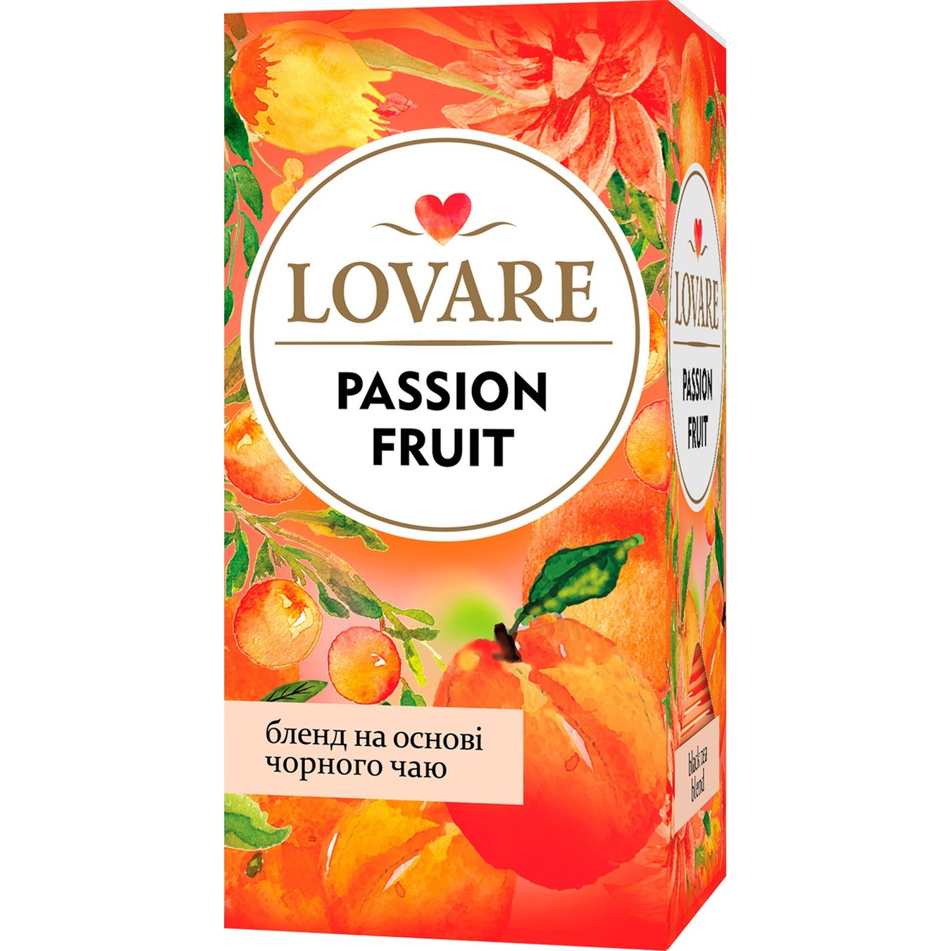 

Чай черный Lovare Passion fruit 24шт*2г