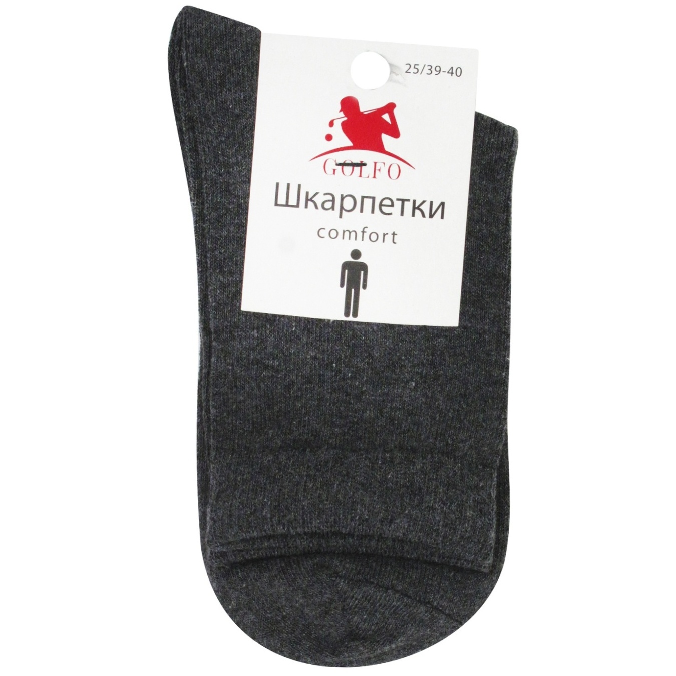 

Носки мужские Golfo Comfort р.25 антрацит