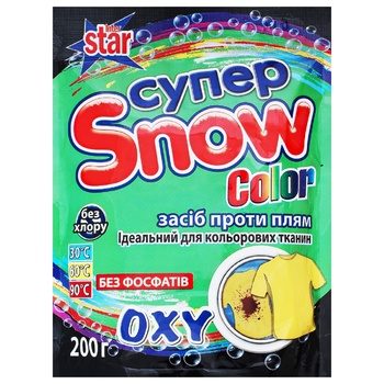 Плямовивідник Супер Snow Color 200г - купити, ціни на Auchan - фото 1