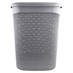 Drop Gray Laundry Basket 52l