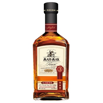 Jean-Jacques Classic 3 Years Cognac 0.5l - buy, prices for Vostorg - photo 1