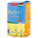 Хлопья овсяные Фрау Мюллер грубого помола 500г