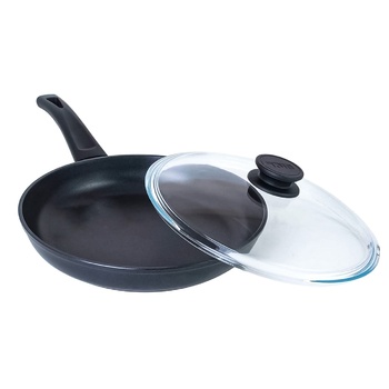 Biol Optima Non-Stick Coating Frying Pan with Lid 22cm - buy, prices for - photo 1