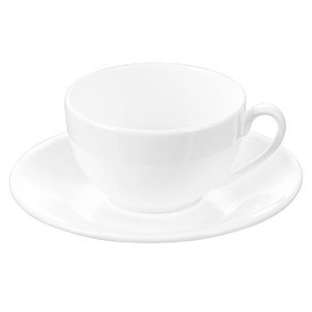 Wilmax Coffee Cup Set with Saucer 120ml