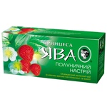 Чай зелений Принцеса Ява Полуничний настрій в пакетиках 1,5г х 25шт