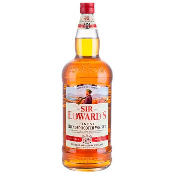 Віскі Sir Edward's 40% 4,5л у коробці - купити, ціни на ULTRAMARKET - фото 1