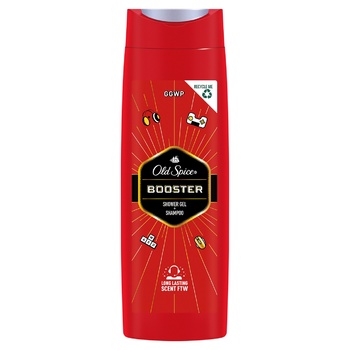 Old Spice Shower Booster Gel and Shampoo 2-in-1 400ml - buy, prices for METRO - photo 1