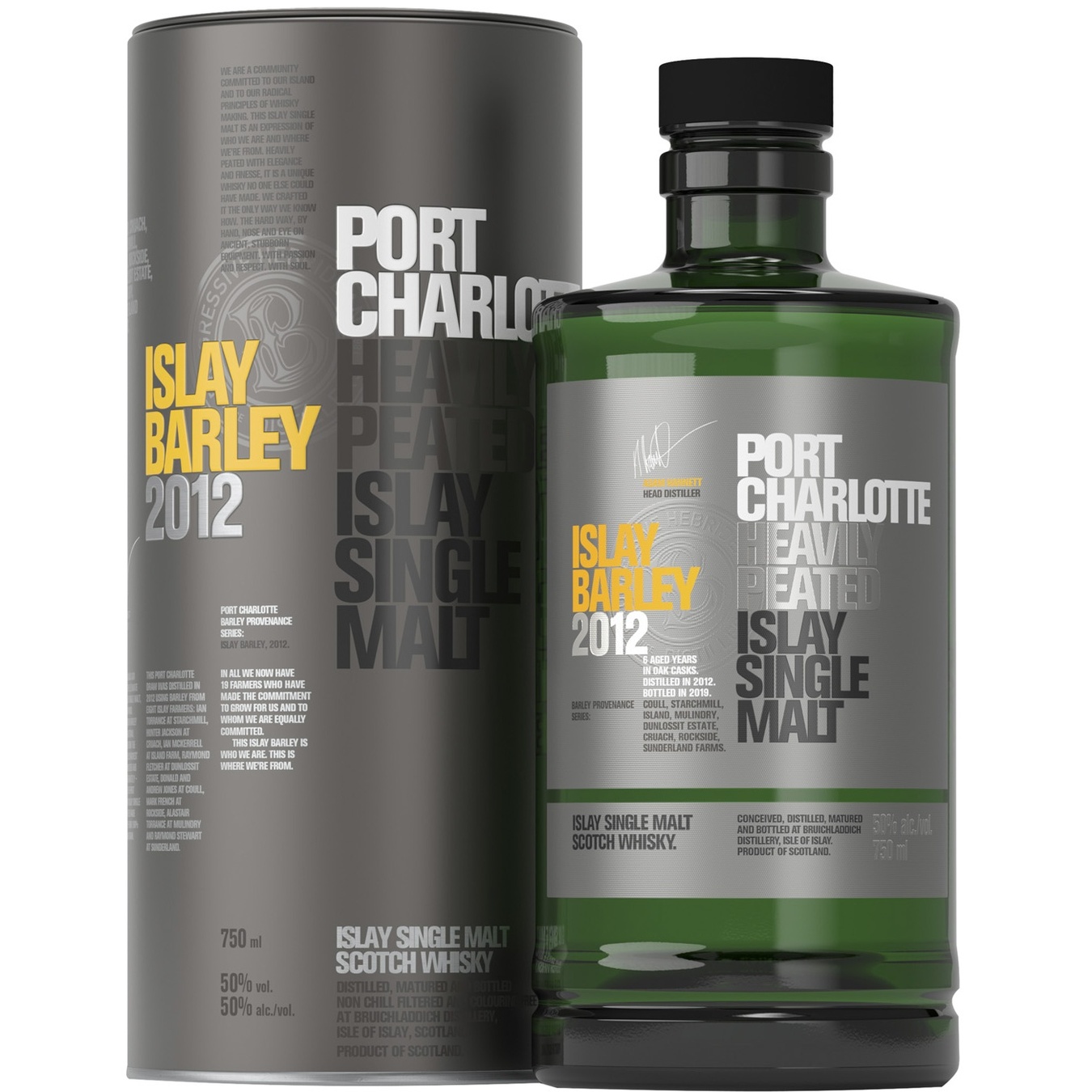 

Виски Port Charlotte Scottish Islay Barley 50% 0,7л
