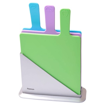 Fissman Cutting Boards Set on Stand 3pcs 32х19cm - buy, prices for Vostorg - photo 1