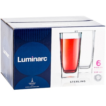 Luminarc Sterling Glass Set 0.33l 6pcs