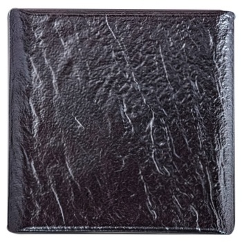 Wilmax Slatestone Square Black Plate 27х27cm - buy, prices for - photo 1