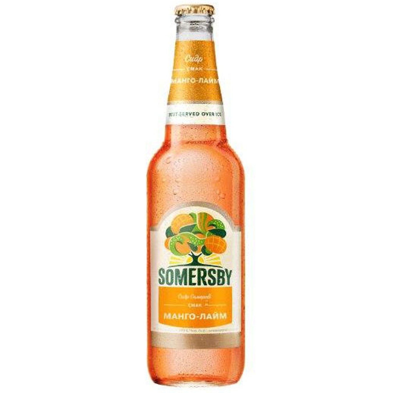

Сидр Somersby Манго-лайм 4,7% 0,5л