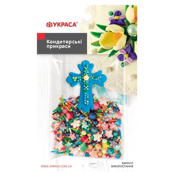 Ukrasa Ornaments Set Cross with Topping - buy, prices for Vostorg - photo 1