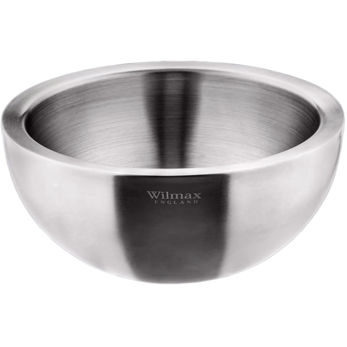 

Миска Wilmax St.Steel с двойными стенками 16см 500мл