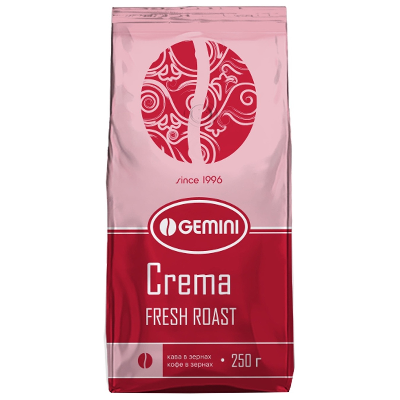 

Кофе Gemini Crema Grains натуральный жареный в зернах 250г