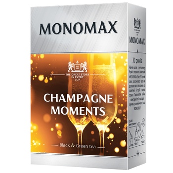 Monomax Champagne Moments Black & Green Tea 80g - buy, prices for Auchan - photo 1