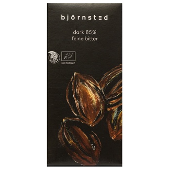 Björnsted Organic Dark Chocolate 85% 100g - buy, prices for Auchan - photo 1