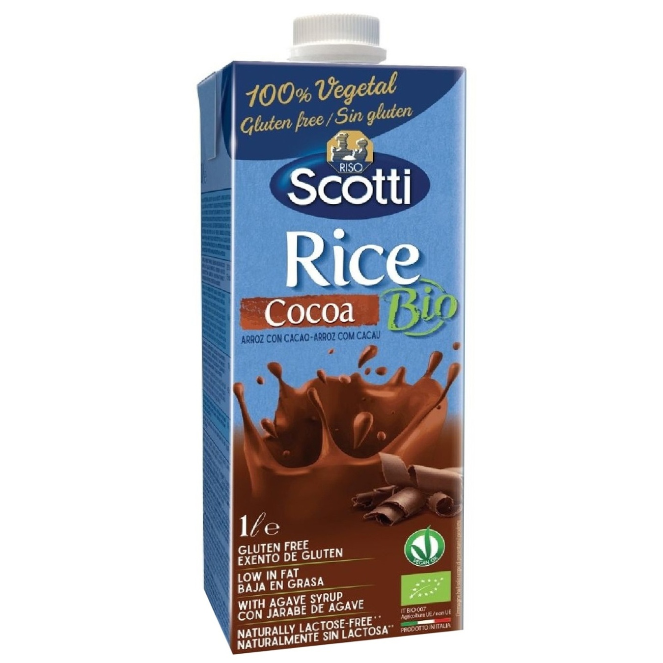 

Напиток рисовый Riso Scotti с какао органический 1л