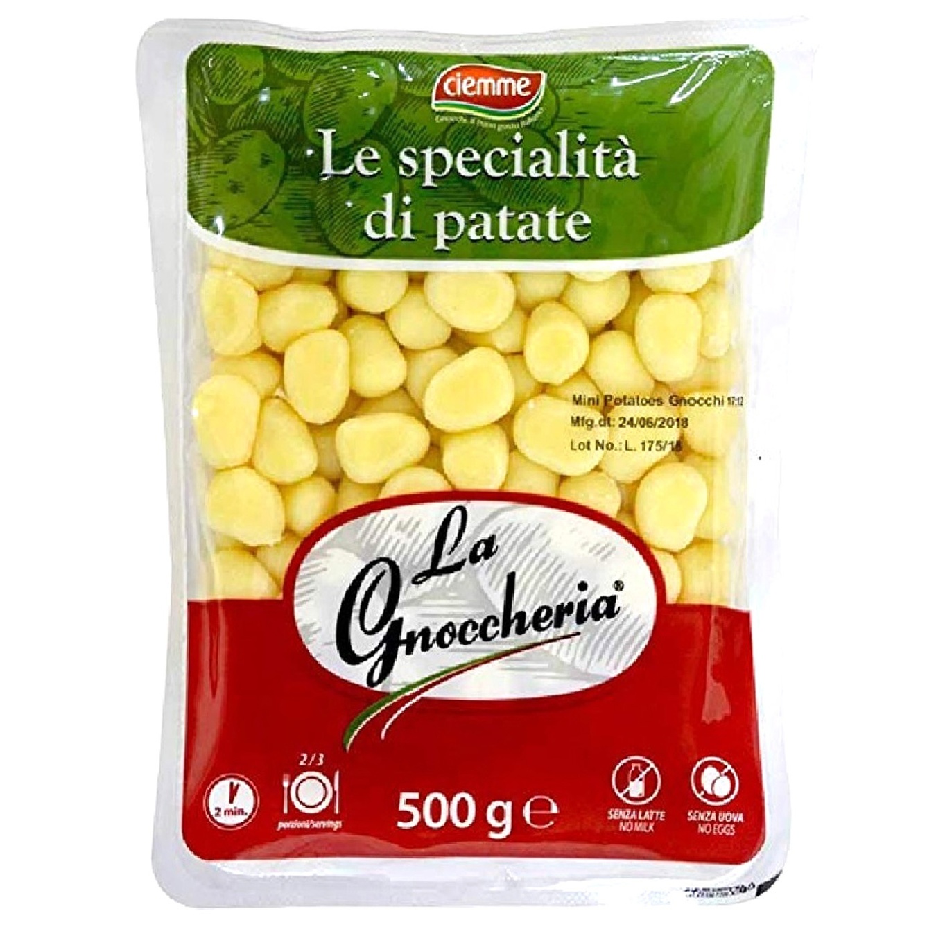 

Ньокки Ciemme La Gnoccheria картофельные классические 500г