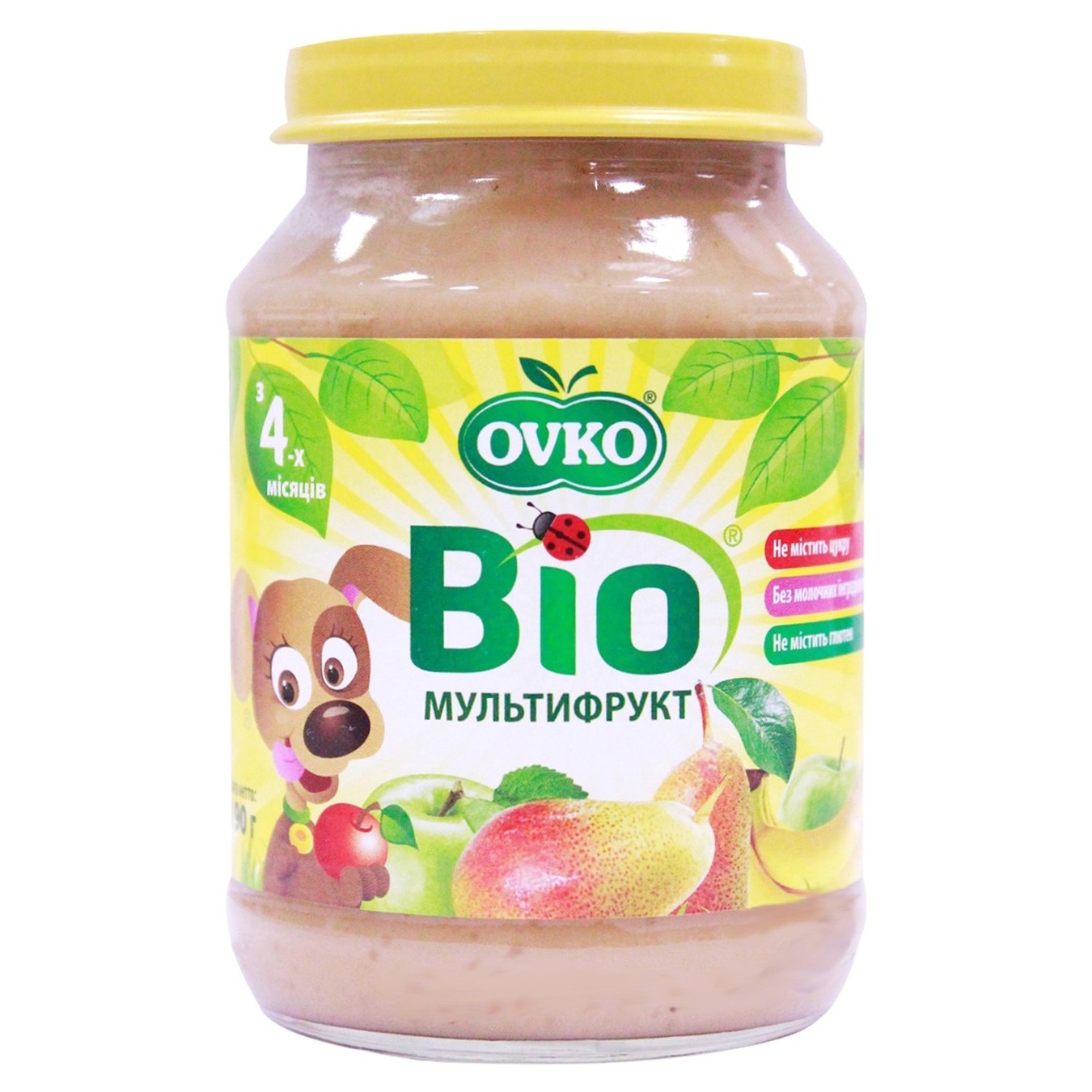 

Пюре Ovko Bio мультифрукт 190г