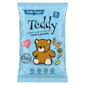 Little Angel Teddy Organic Corn Snack 30g - buy, prices for ULTRAMARKET - photo 1