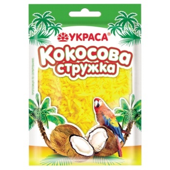 Кокосова стружка Украса жовта 25г - купити, ціни на - фото 1