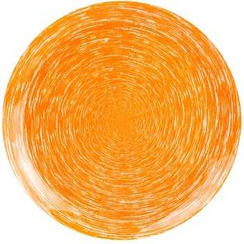 Luminarc Brush Mania Orange Dinner Plate 26.5cm - buy, prices for Vostorg - photo 1