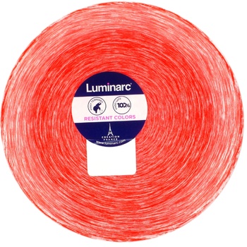 Luminarc Brush Mania Red Dessert Plate 21cm - buy, prices for Vostorg - photo 1