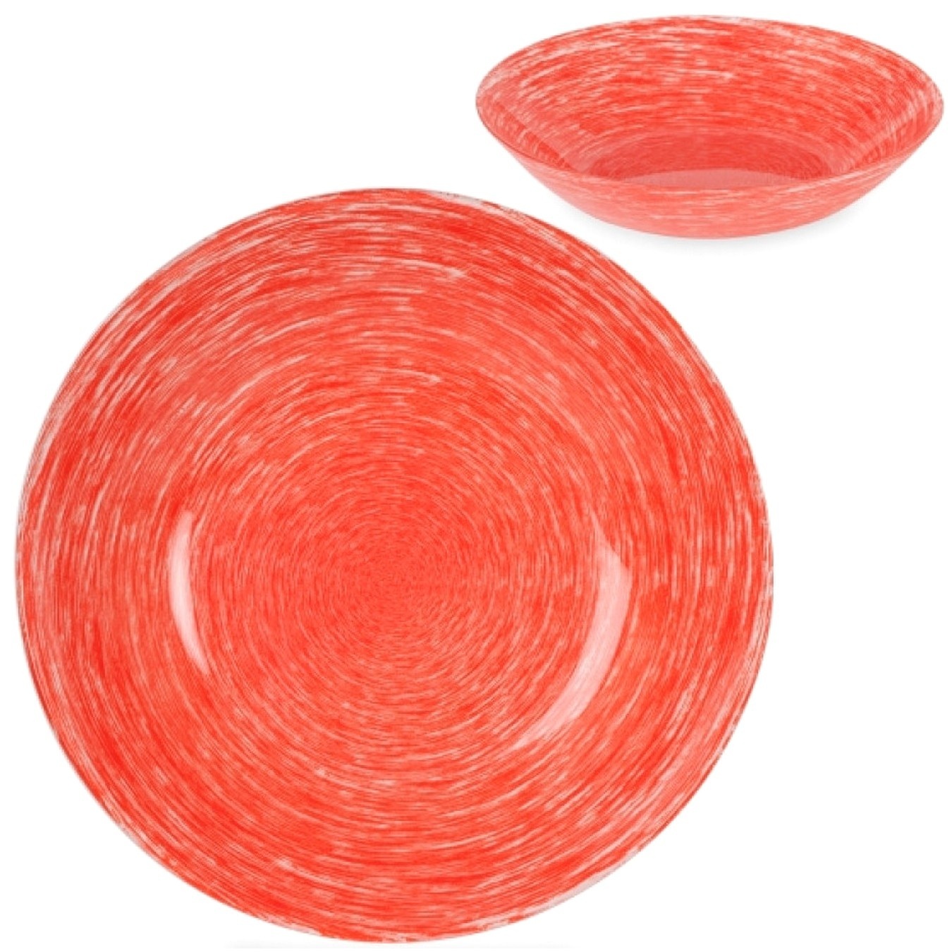 

Тарелка обеденная Luminarc Brush Mania Red 26.5см