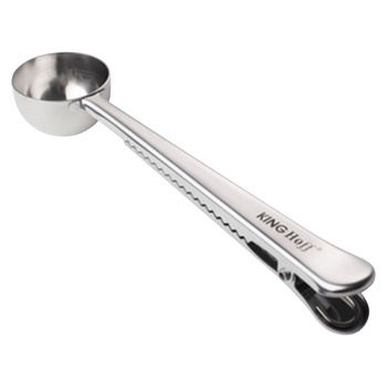 KingHoff Coffee Spoon with Clip - buy, prices for - photo 1
