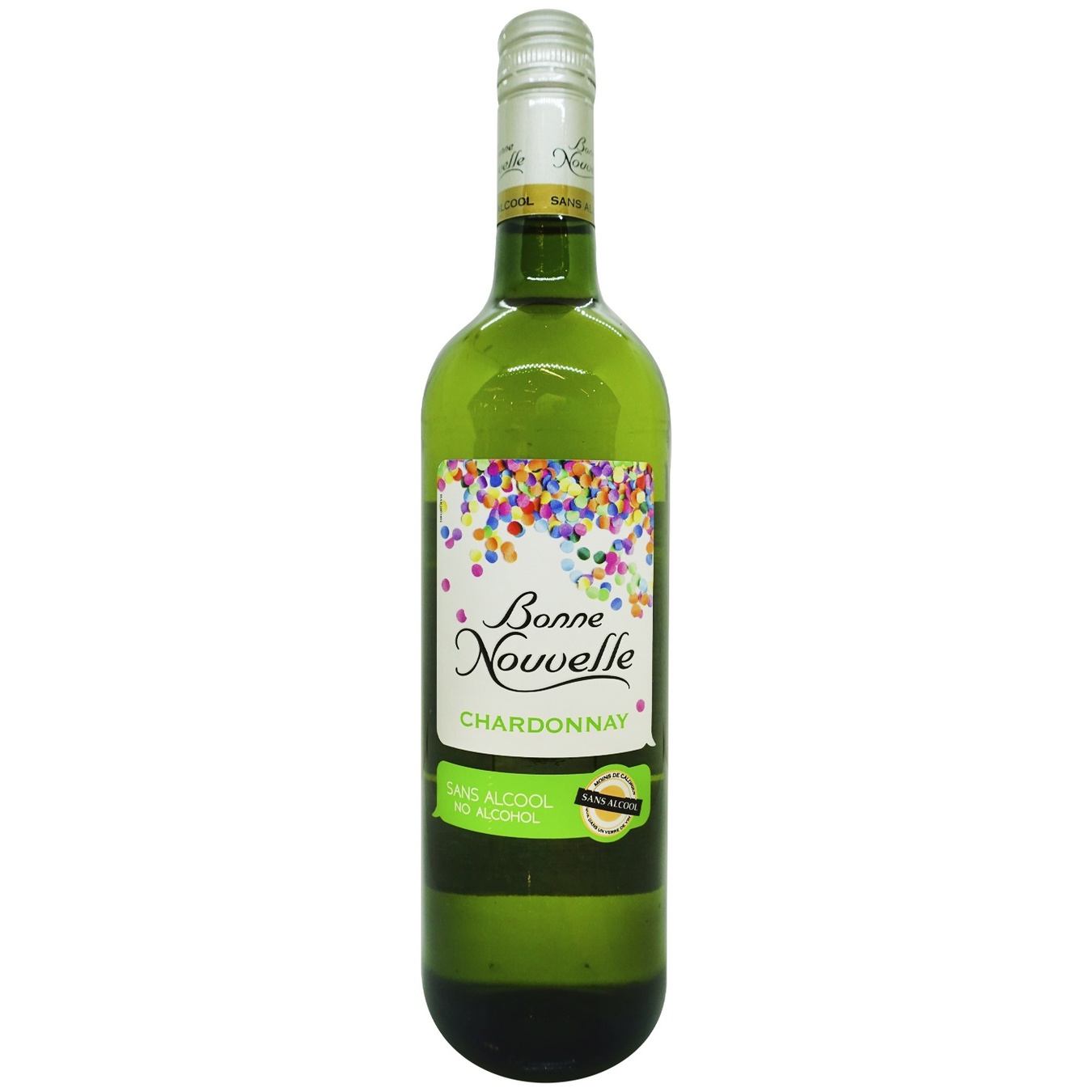 

Вино Bone Nouvelle Chardonnau белое полусладкое безалкогольное 0.5% 0,75л
