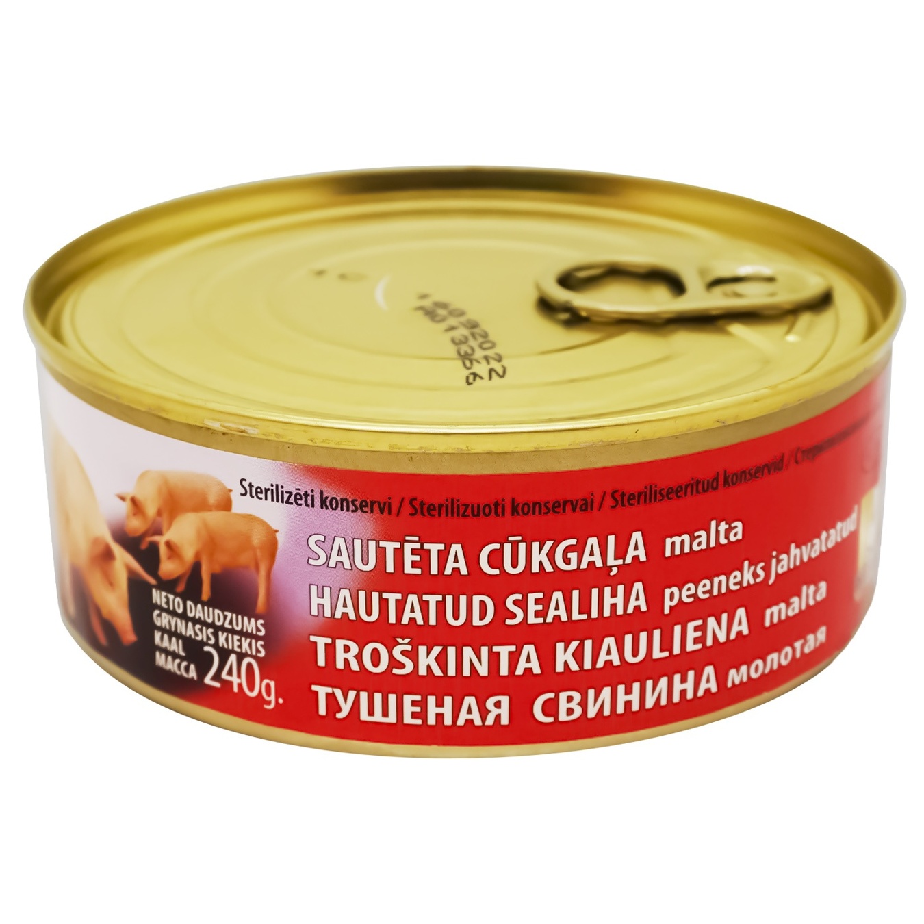 

Свинина Brasla LVA тушеная молотая 240г