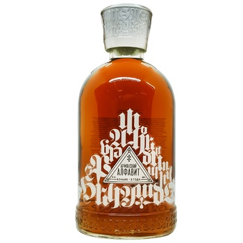 Proshyan Brandy Factory Armenian alphabet 3 yrs cognac 40% 0.5l - buy, prices for NOVUS - photo 1