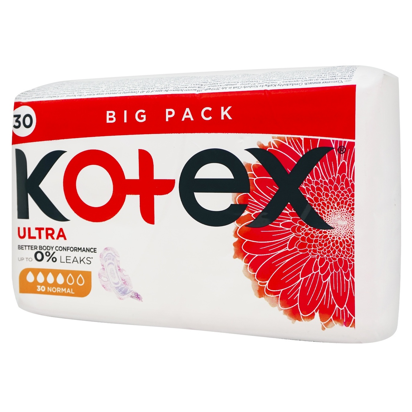 

Прокладки Kotex Extra Ultra Normal гигиенические ультратонкие с крылышками 30шт