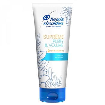 Бальзам-ополаскиватель Head & Shoulders Очистка и объем 220мл - купить, цены на Auchan - фото 1