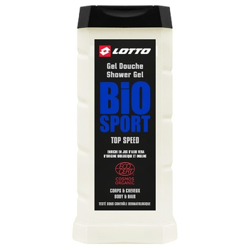 Гель для душу Eco Cert Lotto Bio Sport Top Speed для чоловіків 450мл - купити, ціни на Auchan - фото 1