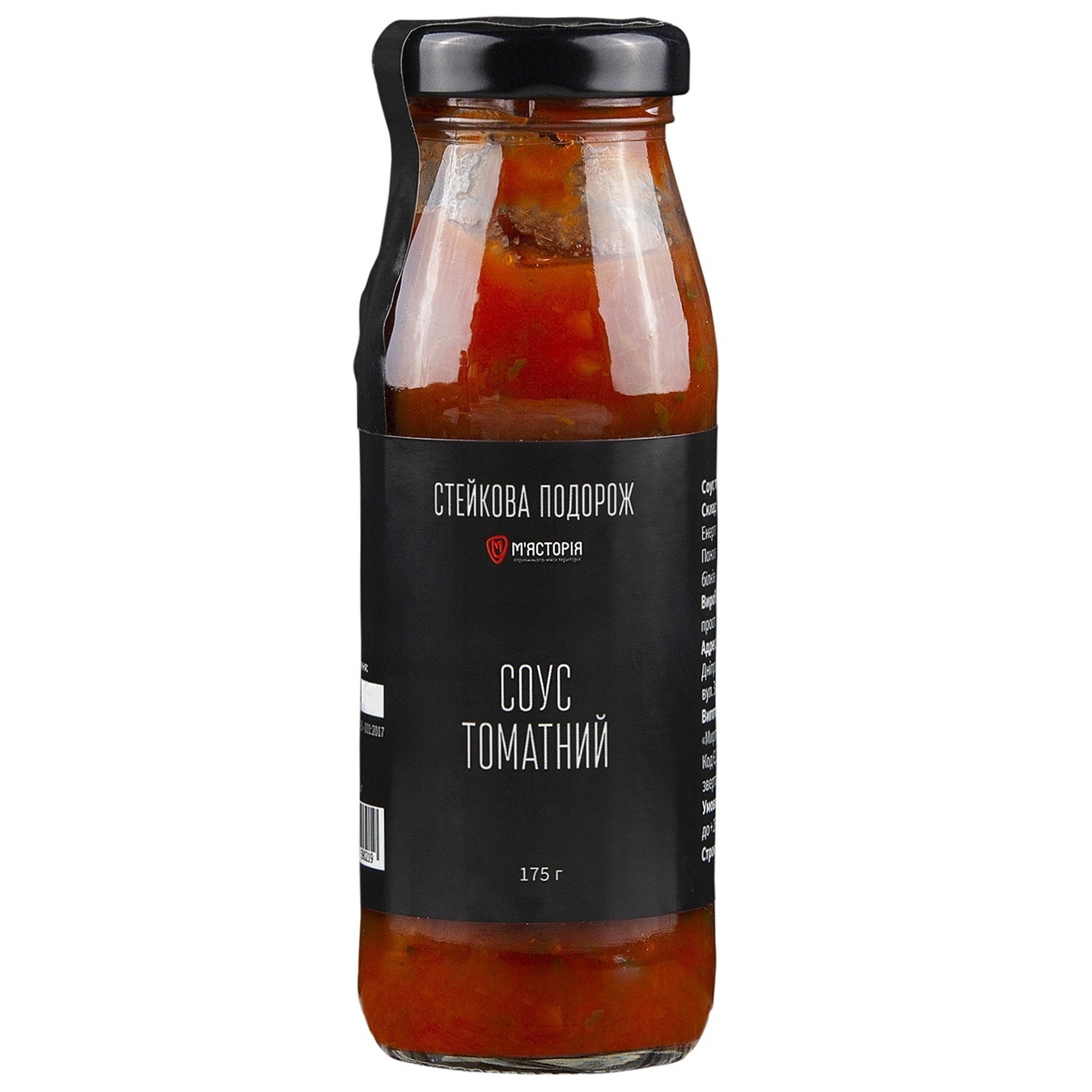 

Соус Мястория Стейковое путешествие томатный 180г