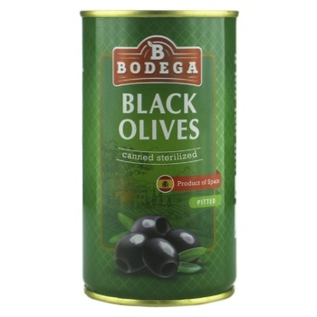 Bodega Pitted Black Olives 350g - buy, prices for NOVUS - photo 1