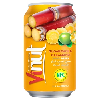 VINUT Non Carbonated Drink with Sugarcane & Calamanisi Juice 0.33l