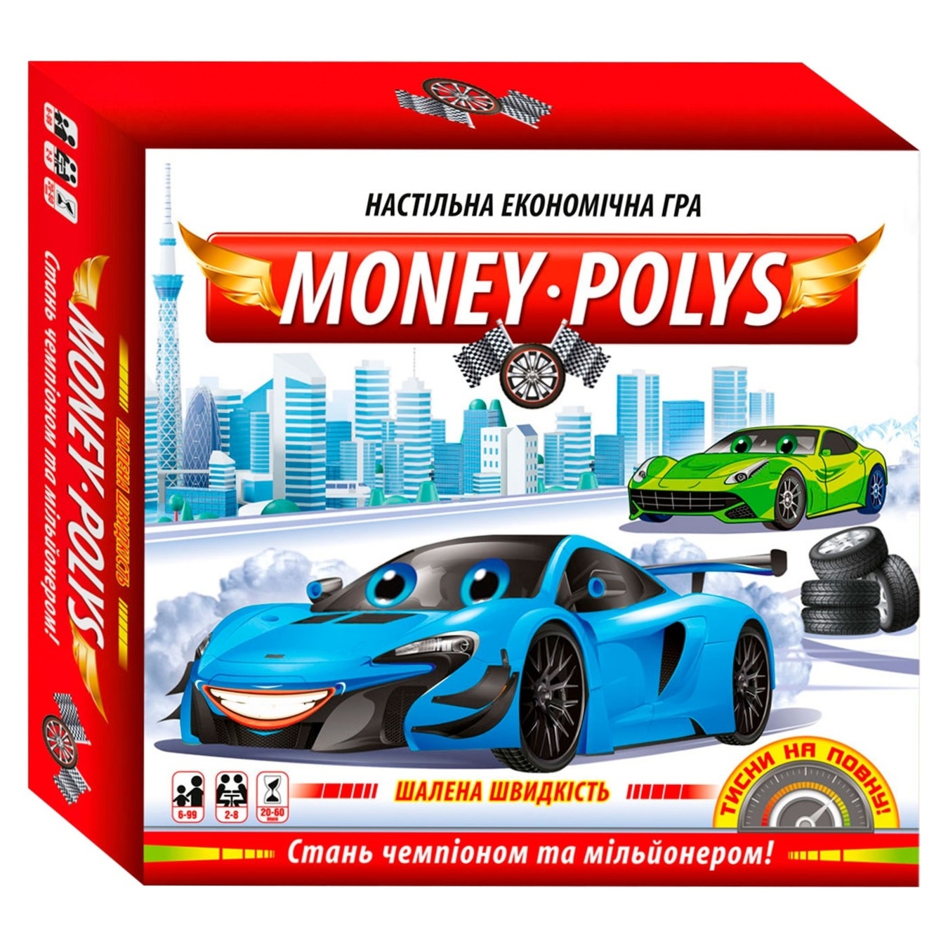 

Игра настольная Мой Успех+ Money Polys Безумная скорость
