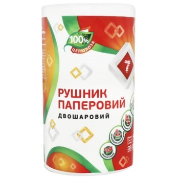 Semerka White Towel Paper Two-Layer 1pc - buy, prices for COSMOS - photo 1