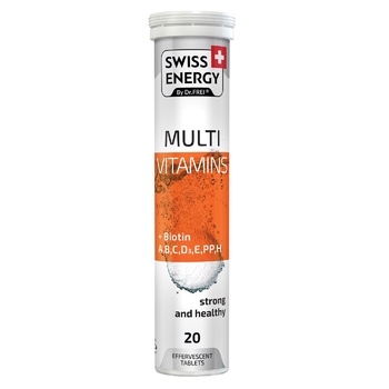 Витамины шипучие Swiss Energy Multivitamins + Biotin №20 - купить, цены на NOVUS - фото 1