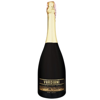 Vardiani White Semi-sweet Sparkling Wine 10-13.5% 0.75l - buy, prices for Auchan - photo 1